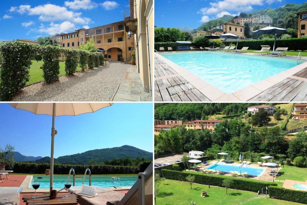 Park Hotel Regina - With Air-Condition And Pool Bagni di Lucca Eksteriør billede